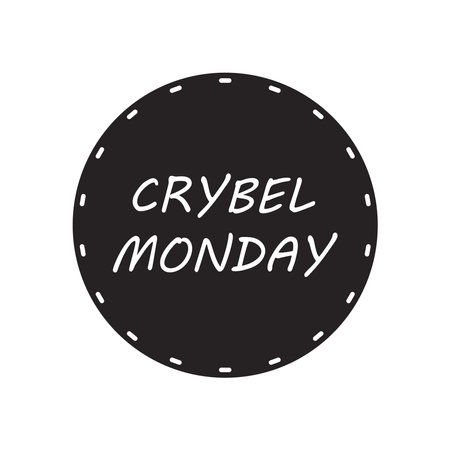 Cyber Monday icon vector template illustration logo designのイラスト素材