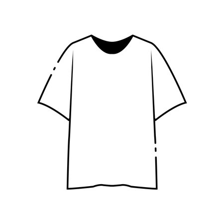 short sleeve shirt icon vector template illustration logo designのイラスト素材