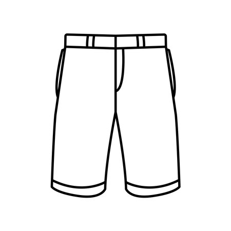 shorts icon vector template illustration logo designのイラスト素材