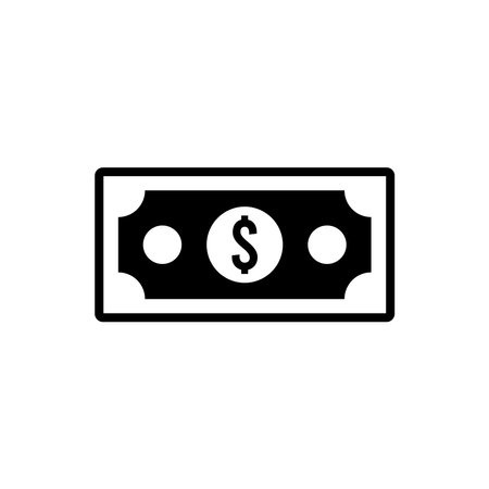 dollar bill icon vector template illustration logo designのイラスト素材