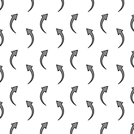 Colorful abstract line art with artistic graffiti concept.のイラスト素材