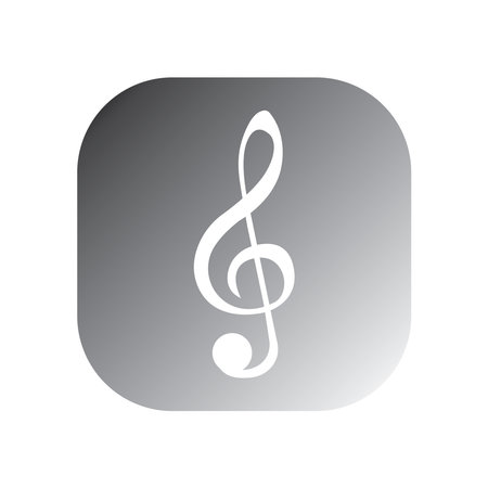 music note icon vector template illustration logo designのイラスト素材