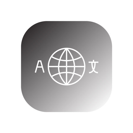 language icon vector template illustration logo designのイラスト素材