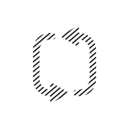 reload icon vector template illustration logo designのイラスト素材