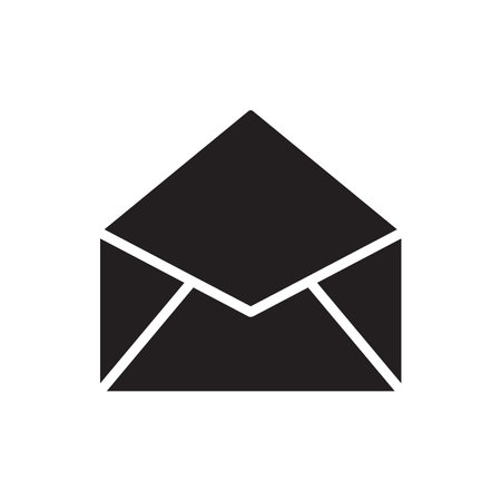 inbox icon vector template illustration logo designのイラスト素材