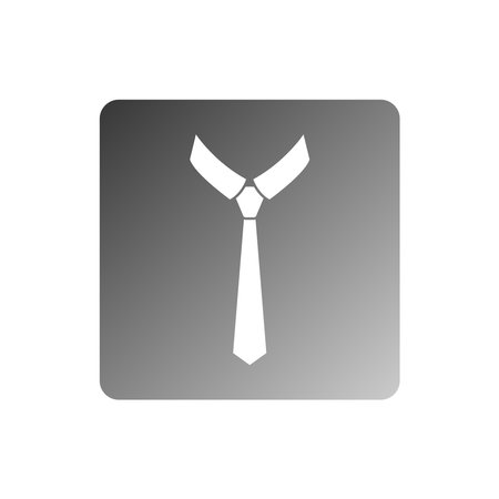 Tie icon. Vector illustration. Flat design style eps 10のイラスト素材