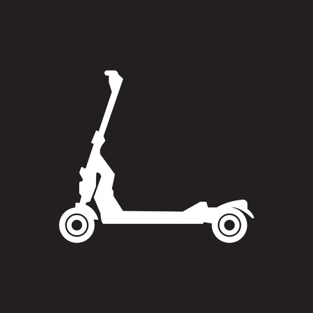 scooter icon vector template illustration logo designのイラスト素材