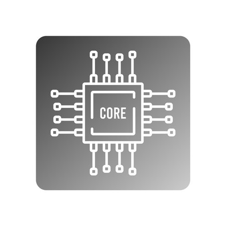 chipset icon vector template illustration logo design