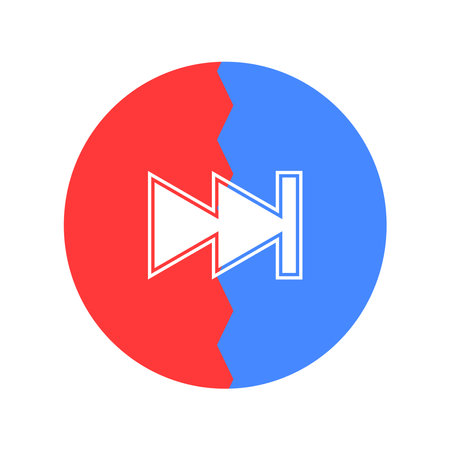 skip icon vector template illustration logo designのイラスト素材