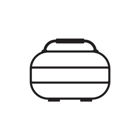 backpack icon vector template illustration logo designのイラスト素材