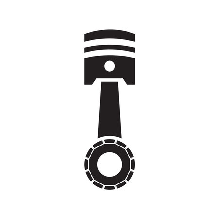 piston icon vector template illustration logo designのイラスト素材