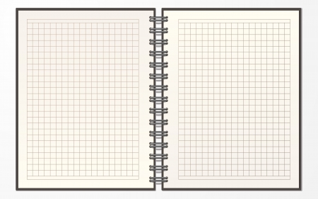 opened blank bookのイラスト素材