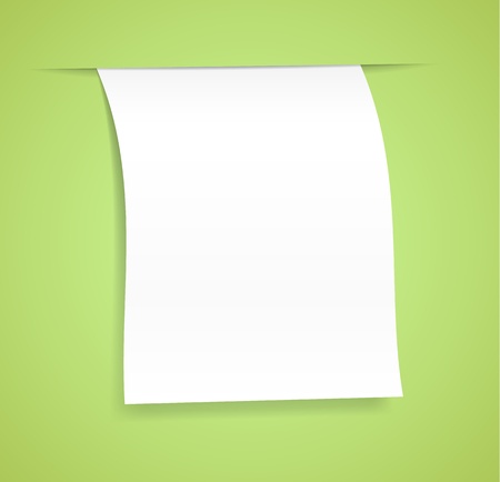 Paper sheet handing out of a slotのイラスト素材