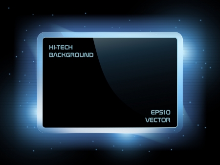 Hi tech futuristic screen background, EPS10 vectorのイラスト素材
