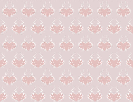 seamless old style pattern, simple vector backgroundのイラスト素材