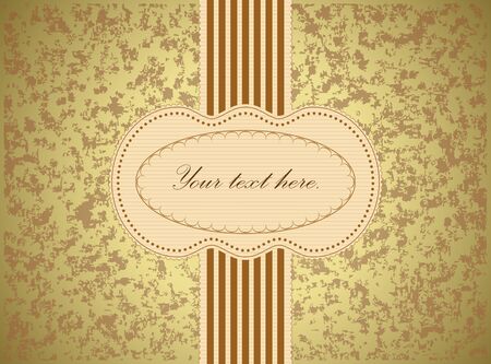 Vintage text frameのイラスト素材