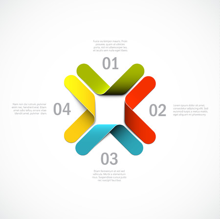 Abstract background, cool infographics template. のイラスト素材