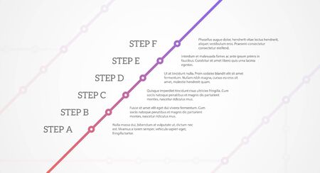 Simple time line template. EPS10 vector background.のイラスト素材