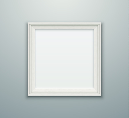 Empty White Frameのイラスト素材