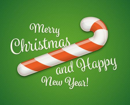 Merry Christmas Postcardのイラスト素材