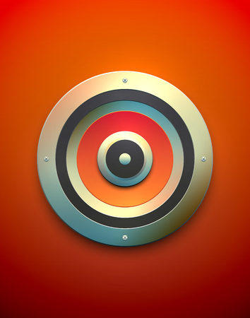 Big red speakerのイラスト素材