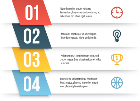 Abstract Presentation Template isolated on colored presentation.のイラスト素材