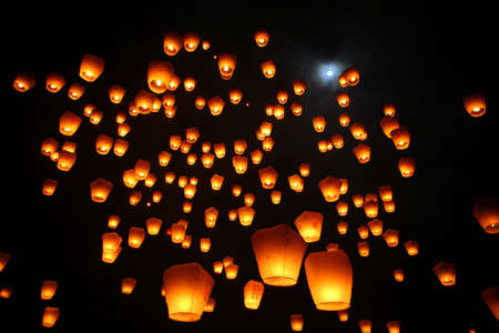 The flying lanterns