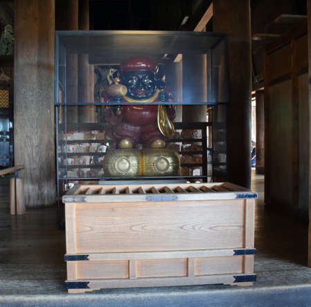 A sculpture in Kiyomizu temple, Kyoto, Japan - Photo taken on November 5th, 2015のeditorial素材