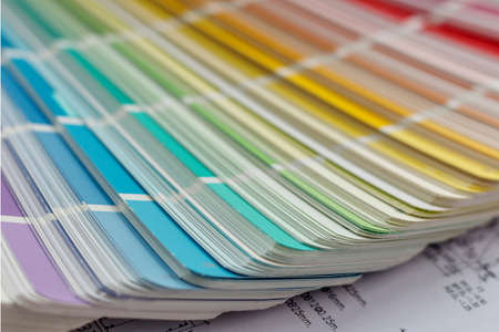 Color palette, guide of paint sample, paint tone