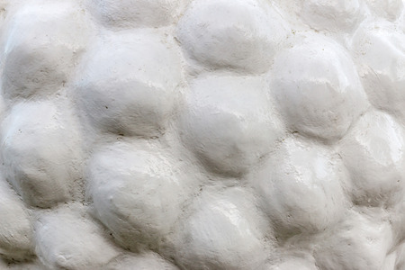 Concrete stone ball print white texture backgroundの写真素材