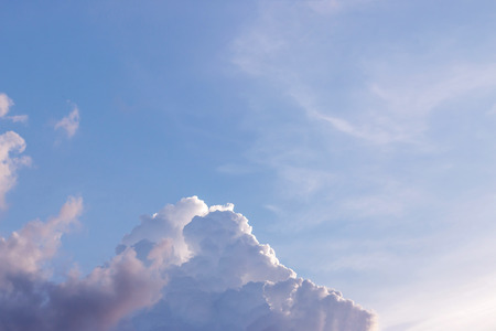Blue sky with cloudy in Thailand background