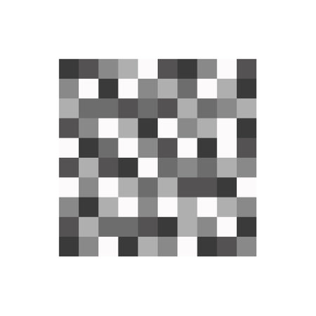 Censor blur effect square pattern. Grey pixel mosaic texture hiding part of image, face, body, text...