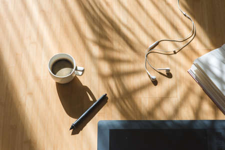 Professional graphic designer deskの写真素材