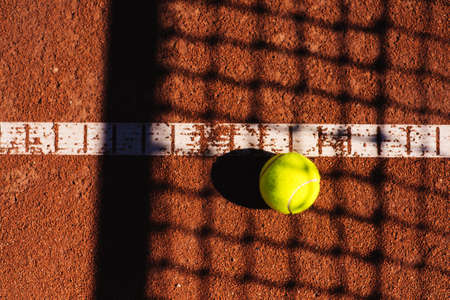 Close up of tennis ballの写真素材