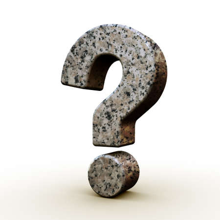 3D question markの写真素材