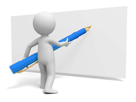 Write Pen A person in writing with a pen on the paperの写真素材