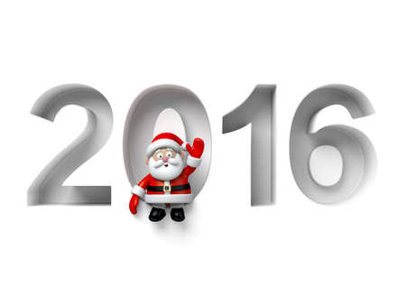 The Santa Claus and a mark of 2016