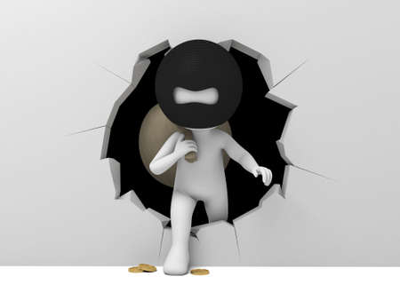The 3d guy is a thief