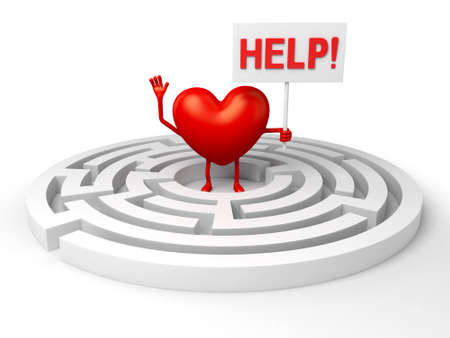The 3d heart lost his way