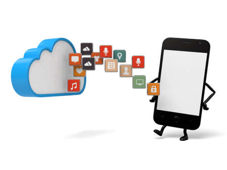 The 3D smartphone backup the data