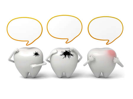 The tooth decaysの写真素材