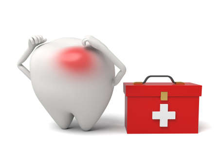 The tooth decaysの写真素材