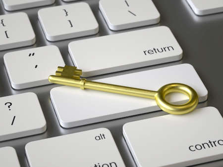 Key on the keyboard
