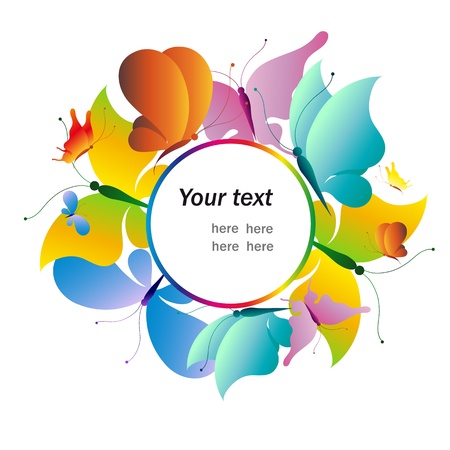  butterflies, vectorのイラスト素材