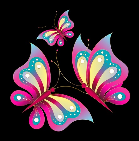 butterfly, butterflies, vectorのイラスト素材