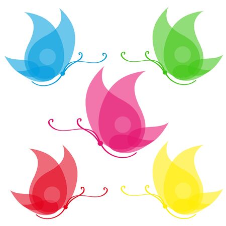 butterfly, butterflies, vectorのイラスト素材