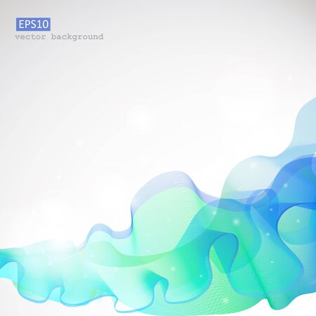 abstract waves vectorのイラスト素材