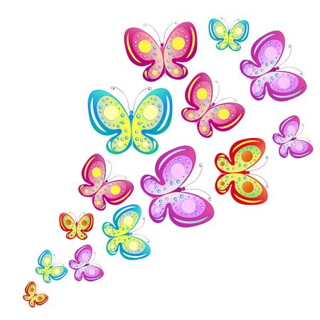 butterfly, butterflies, vectorのイラスト素材