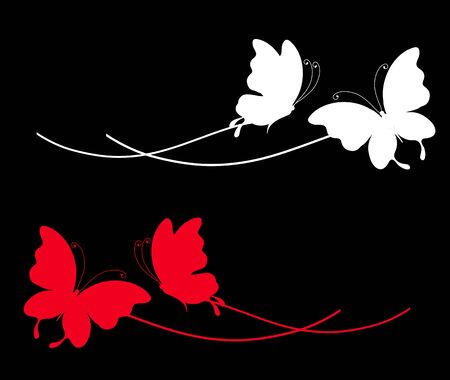 butterfly, butterflies, vectorのイラスト素材