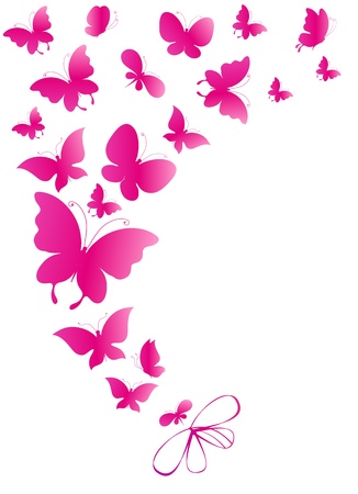 butterfly, butterflies, vectorのイラスト素材